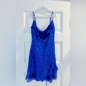 Lucy in the Sky Blue Homecoming Dress - Size Small